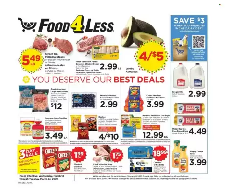 Food 4 Less weekly ad (valid until 24-03)