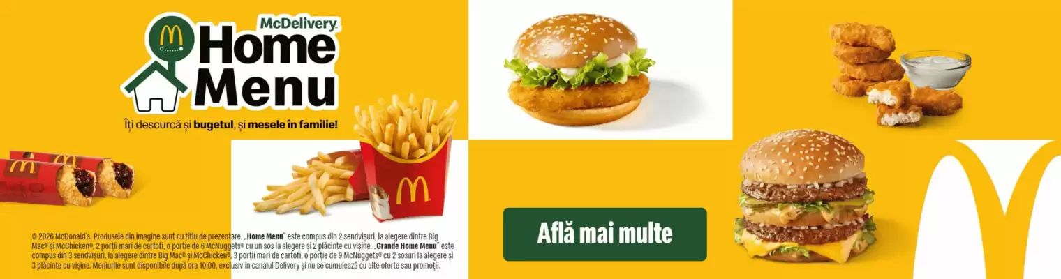 Catalog McDonald's (valid până la 5-04)