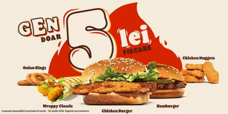 Magazine Burger King (valid până la 31-03)