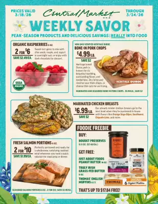 Central Market weekly ad (valid until 24-03)