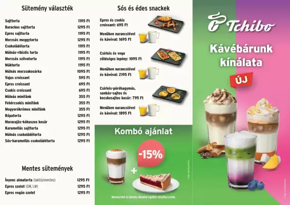 Tchibo akciós újság (érvényes eddig: 31-03)