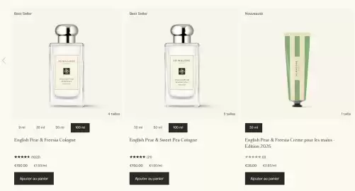 Catalogue Jo Malone page 1