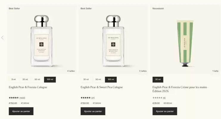 Catalogue Jo Malone (valable jusqu'au 12-04)