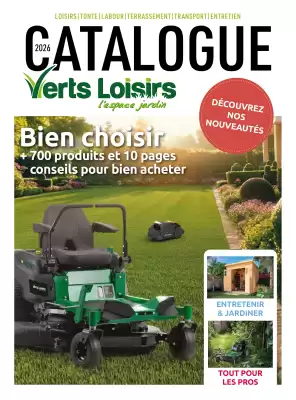 Catalogue Verts Loisirs (valable jusqu'au 30-05)
