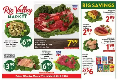 Rio Valley Market weekly ad week 12 Page 1