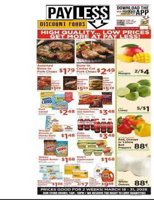 Payless weekly ad (valid until 31-03)