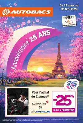 Catalogue Autobacs (valable jusqu'au 22-04)