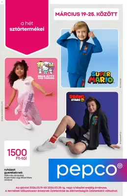 Pepco akciós újság (érvényes eddig: 25-03)