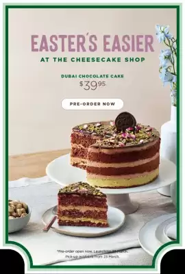 The Cheesecake Shop (valid until 17-04)