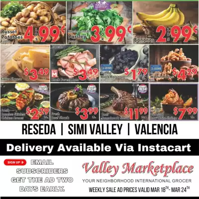 Valley Marketplace weekly ad (valid until 24-03)
