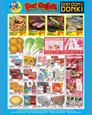 Don Quijote Hawaii weekly ad (valid until 24-03)