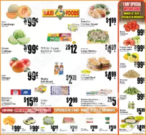Maxi Foods weekly ad week 12 Page 1