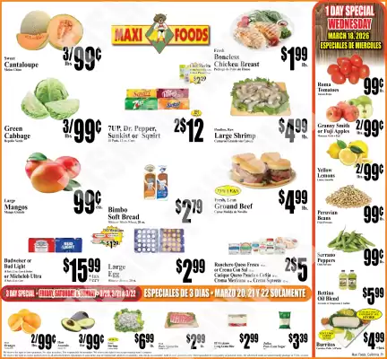 Maxi Foods weekly ad (valid until 24-03)