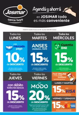 Josimar (válido hasta 30-04)