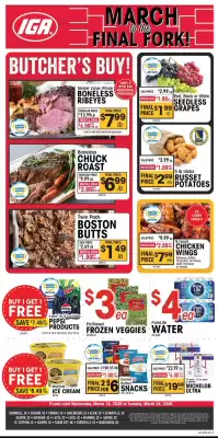 IGA weekly ad (valid until 24-03)
