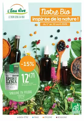 L'Eau Vive (valable jusqu'au 30-04)