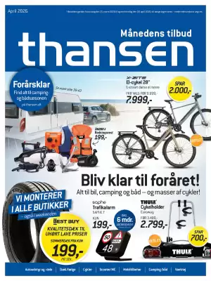 Thansen (gælder indtil 28-04)