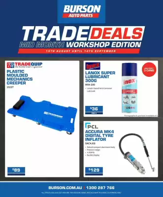 Burson Auto Parts catalogue (valid until 14-09)