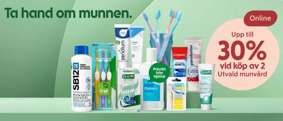 Apotek Hjärtat (giltig till och med 19-04)