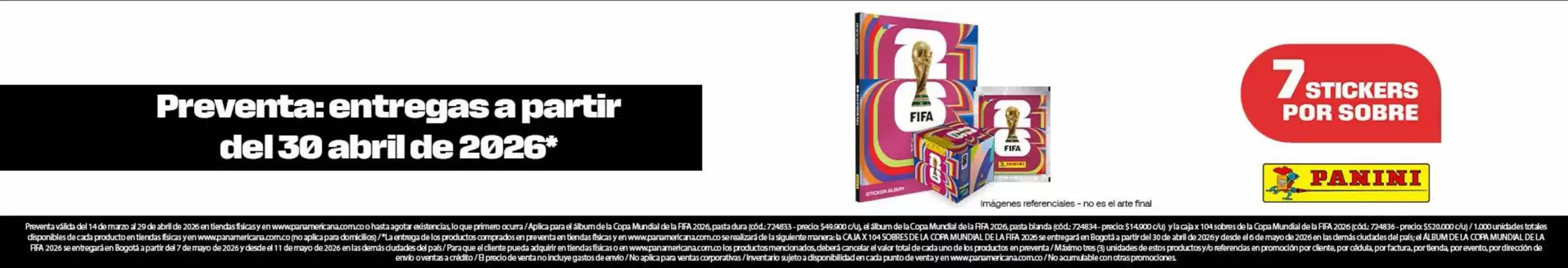 Panamericana (válido hasta 30-04)