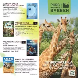 Catalogue Carrefour | LE BOOK DES SORTIES page 13: Tous - parc animalier immersif €14,50, Sea - aquarium selfie €17,40