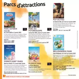 Catalogue Carrefour | LE BOOK DES SORTIES page 4: Avril - bellewaerde park €45,50, Parc du futuroscope €39,00