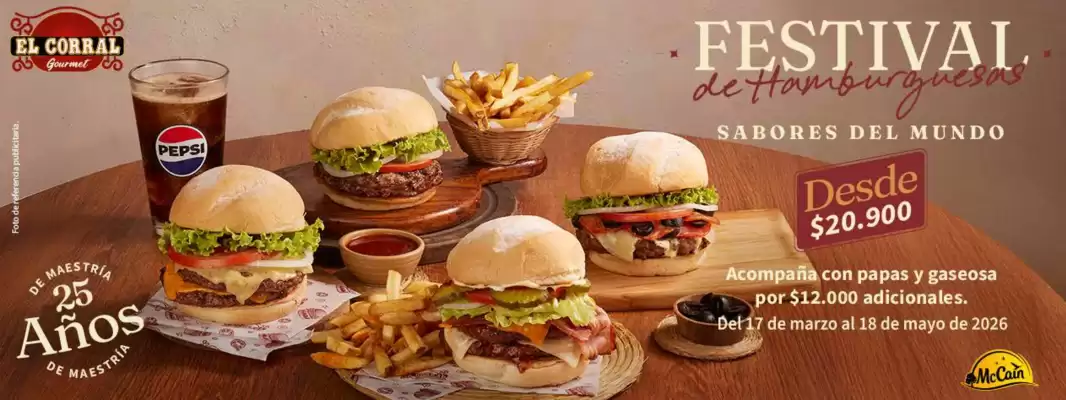 El Corral Gourmet (válido hasta 18-05)