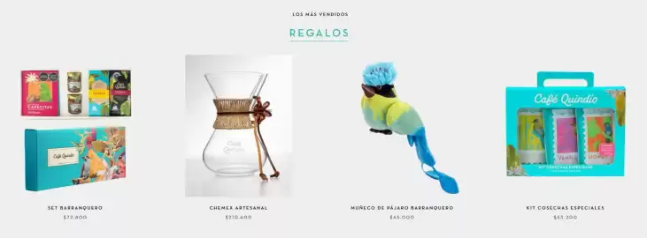 Catálogo Café Quindío Página 1