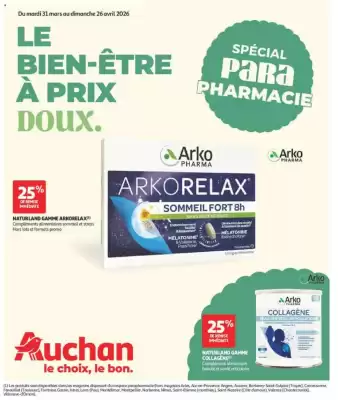 Auchan | Parapharmacie (valable jusqu'au 26-04)