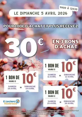 Catalogue E.Leclerc (valable jusqu'au 26-04)