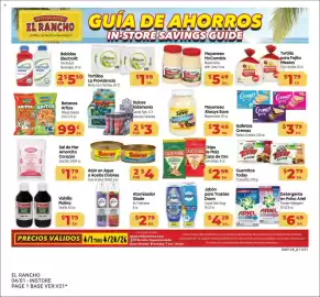 Supermercado El Rancho weekly ad Page 1