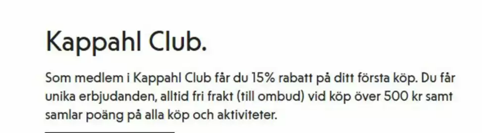 KappAhl reklamblad Sida 1