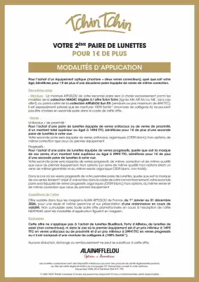 Alain Afflelou (valable jusqu'au 31-12)