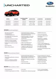Subaru Flugblatt | Uncharted Seite 1