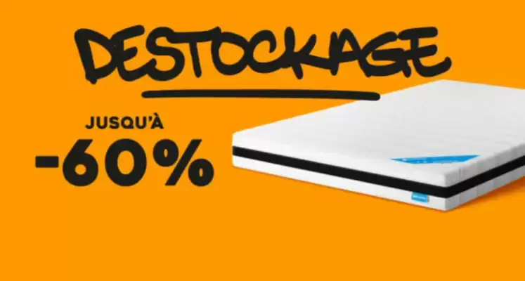 Le roi du matelas (valable jusqu'au 10-05)