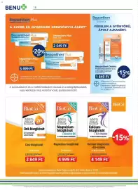 Benu Gyógyszertárak akciós újság Oldal 16