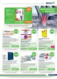 Benu Gyógyszertárak akciós újság Oldal 19