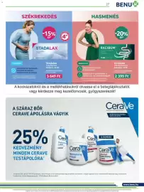 Benu Gyógyszertárak akciós újság Oldal 27