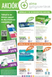 Alma Gyógyszertárak akciós újság Oldal 1