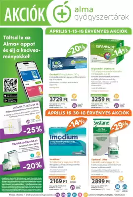 Alma Gyógyszertárak (érvényes eddig: 30-04)