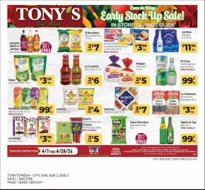 Tony’s Fresh Market weekly ad Page 1