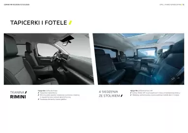 Opel gazetka | Zafira i Zafira Electric / Vivaro electic kombi Strona 12