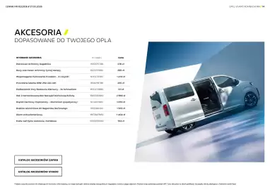 Opel gazetka | Zafira i Zafira Electric / Vivaro electic kombi Strona 14