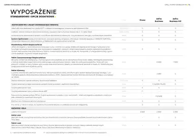Opel gazetka | Zafira i Zafira Electric / Vivaro electic kombi Strona 15