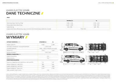 Opel gazetka | Zafira i Zafira Electric / Vivaro electic kombi Strona 23