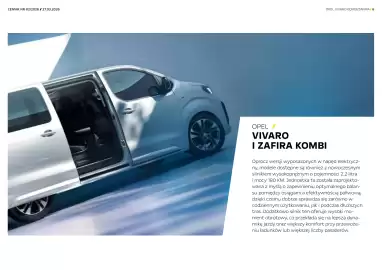 Opel gazetka | Zafira i Zafira Electric / Vivaro electic kombi Strona 6