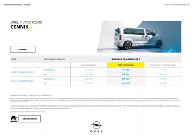 Opel gazetka | Zafira i Zafira Electric / Vivaro electic kombi Strona 8