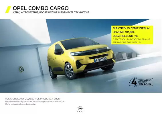 Opel | Combo Cargo (ważność do 31-05)