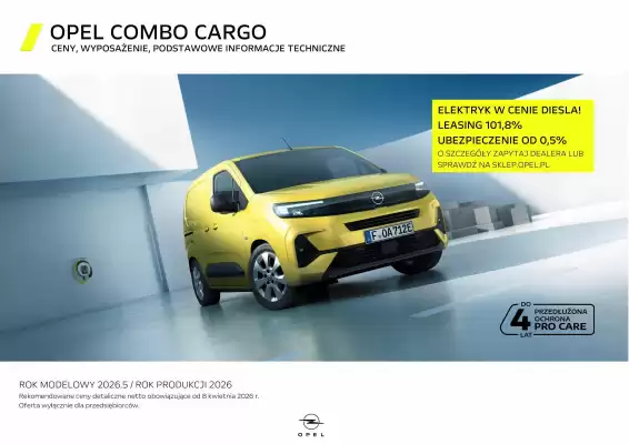 Opel | Combo Cargo (ważność do 31-05)