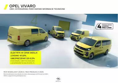 Opel gazetka | Vivaro Strona 1